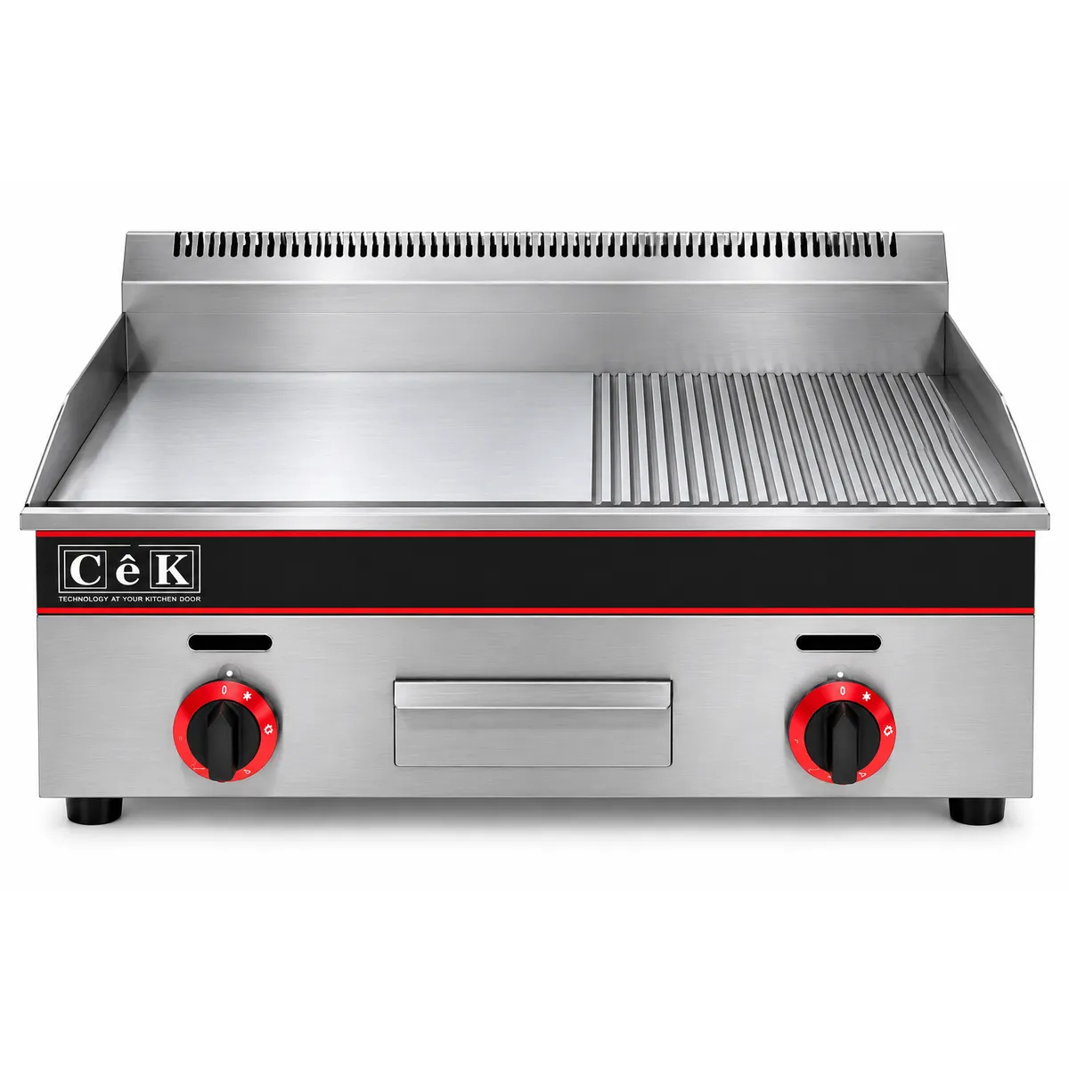 Gas griddle HGG-722 1/3 GROOVE